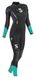 , Черный, For diving, Wet wetsuit, Women's, Monocoat, 3 mm, For warm water, Without a helmet, Behind, Neoprene, Nylon