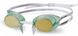 Очки для плавания Head Racer TPR+ зеркальное покрытие, Зеленый, Стартовые