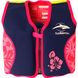 Плавательный детский жилет Konfidence Original Jacket, S, navy pink hibiscus