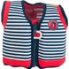 Плавательный детский жилет Konfidence Original Jacket, M, hamptons navy stripe