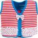 Плавательный детский жилет Konfidence Original Jacket, L, marthas red stripe
