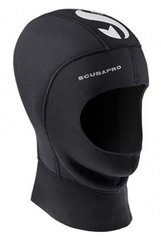 Шлем Scubapro Everflex 3 mm, Черный, Для дайвинга, Шлем, Унисекс, 3 мм, Для теплой воды, Неопрен, XS