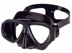 , Черный, For spearfishing, Masks, Double-glass, Plastic