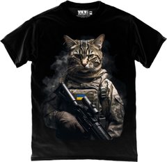 Футболка - Military Cat – 9000200-black S