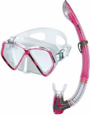 , White / Pink, For children, Sets, Double-glass, Plastic, 1 valve