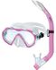 , Розовый, For snorkeling, Sets, Single-glass, Plastic, 1 valve