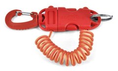Ретрактор Best Divers усиленный спиральный с кольцом 40 мм Extensible Clips Smart Coil, Для дайвинга