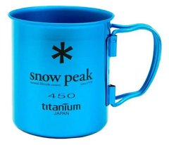 Титанова Кружка Snow Peak Ti-Single Cup 450ml blue
