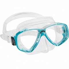 , Голубой, For snorkeling, Masks, Double-glass, Plastic