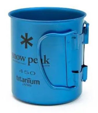 Титанова Кружка Snow Peak Ti-Single Cup 450ml blue