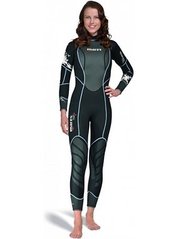 Wetsuit Mares CORAL 0.5 mm, Черный, For diving, Wet wetsuit, Women's, Monocoat, 0.5 mm, 22 to 30 ° C, Without a helmet, Behind, Neoprene, 2