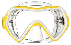 Mares Comet children's diving mask yellow/clear