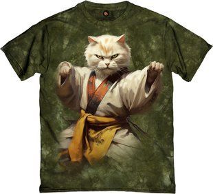 Футболка - Kung-Fu Cat &ndash; 3300120 S