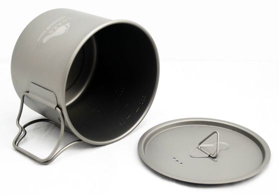 Кружка TOAKS Light Titanium 550ml Pot (Ultralight Version)