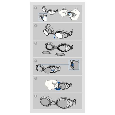 Лінза діоптрійна для окулярів Zoggs Vision (дзеркальний) -1,5
