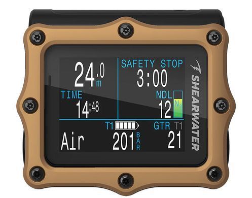 Декомпрессиметр Shearwater Perdix 2 Ti bronze