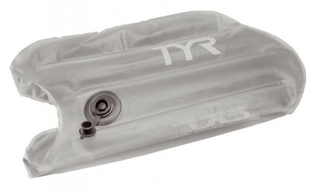 Доска для плавания TYR Inflatable Kickboard grey