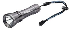 , For diving, 100-200 lm, LED light, Batteries, In hand, Metal, Manual