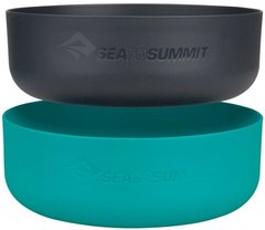 Sea To Summit DeltaLight Bowl Set, S, pacific blue/charcoal