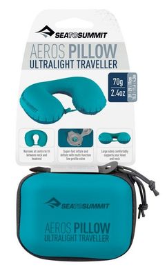 Подушка-подголовник Sea To Summit Aeros Pillow Ultralight Traveller, grey