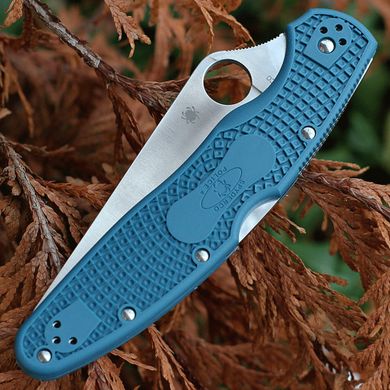 Нож Spyderco Police 4 Lightweight Serrated Blue