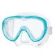 , Голубой, For diving, Masks, Single-glass, Plastic