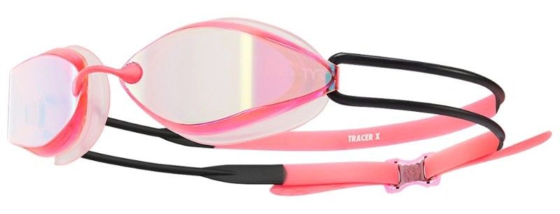 Очки для плавания TYR Tracer-X Mirrored Racing Pink/Black