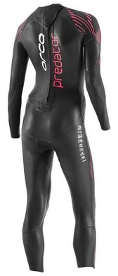 , Black / Pink, триатлон, Wet wetsuit, Women's, Monocoat, For warm water, Without a helmet, Behind, Neoprene, M