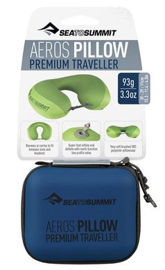 Подушка-підголовник Sea To Summit Aeros Pillow Premium Traveller, lime