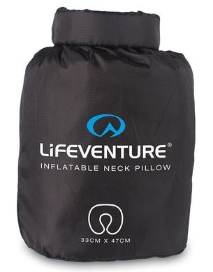 Подушка-подголовник Lifeventure Inflatable Neck Pillow grey