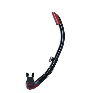 , Black / Red, For diving, Pipes, 1 valve