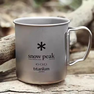 Snow Peak MG-044R Titanium Single Wall Cup 600ml