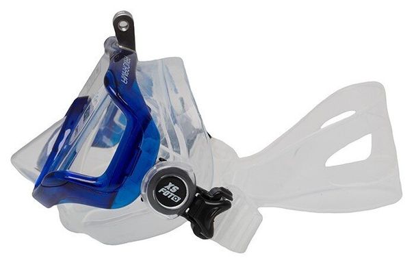 , White / Blue, For diving, Masks, More than two glasses, Plastic, One Size