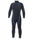 , Черный, For diving, Wet wetsuit, Male, Monocoat, 5 mm, 22 to 30 ° C, Without a helmet, Behind, Neoprene, Nylon, L