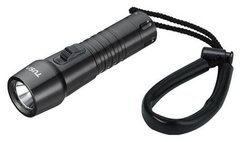 , Черный, For diving, 400-600 lm, LED light, Batteries, In hand, Manual