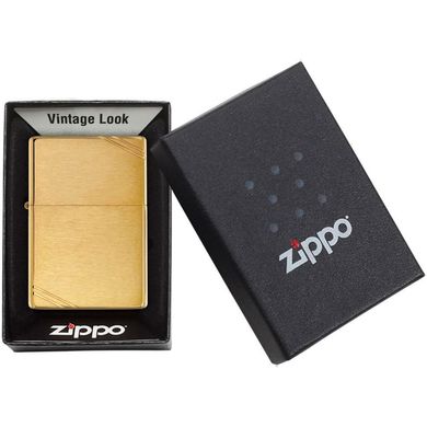 Запальничка Zippo 240 Classic Vintage Brushed Brass