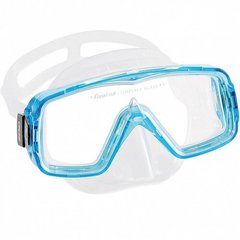 , Голубой, For diving, Masks, Single-glass, Plastic