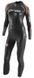 , Черный, триатлон, Wet wetsuit, Women's, Monocoat, For warm water, Without a helmet, Behind, Neoprene