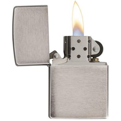 Запальничка Zippo 200 Classic Brushed Chrome