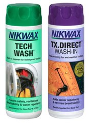 Nikwax Twin Pack - Tech Wash 300ml + TX Direct 300ml