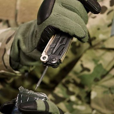 Мультитул Leatherman MUT EOD Black, чохол нейлоновий Molle (олива), sight adjuster