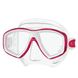 , White / Red, For diving, Masks, Double-glass, Plastic