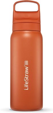 Бутылка-фильтр для воды LifeStraw Go SS Filter Bottle 700ml kyoto orange