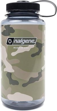 Nalgene Wide Mouth Sustain Water Bottle 0.95L Camo