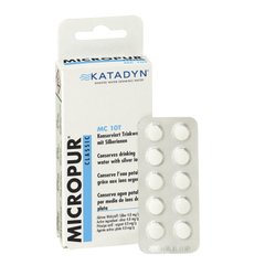 Таблетки для дезінфекції води Katadyn Micropur Classic MC 10T (4x10 таблеток)