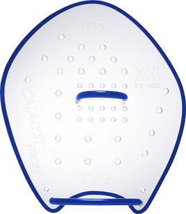 Лопатки для плавання TYR Catalyst Stroke Training Paddles XXL Navy