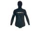 , Черный, For spearfishing, Wet wetsuit, Male, Monocoat + jacket, 7 mm, 10 to 25 ° C, Included, No, Neoprene, Open time, L