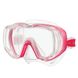 , White / Pink, For diving, Masks, Single-glass, Plastic