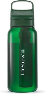 LifeStraw Go Filter Bottle 1L terrace green