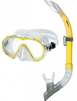 , Жёлтый, For diving, Sets, Single-glass, Plastic, 1 valve
